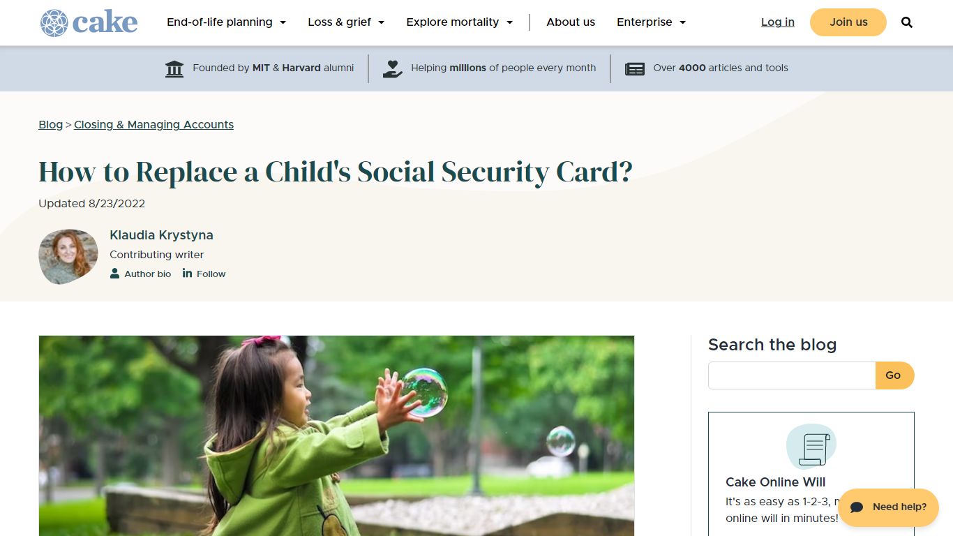 How to Replace Your Child’s Lost or Stolen Social Security Card: 4 ...